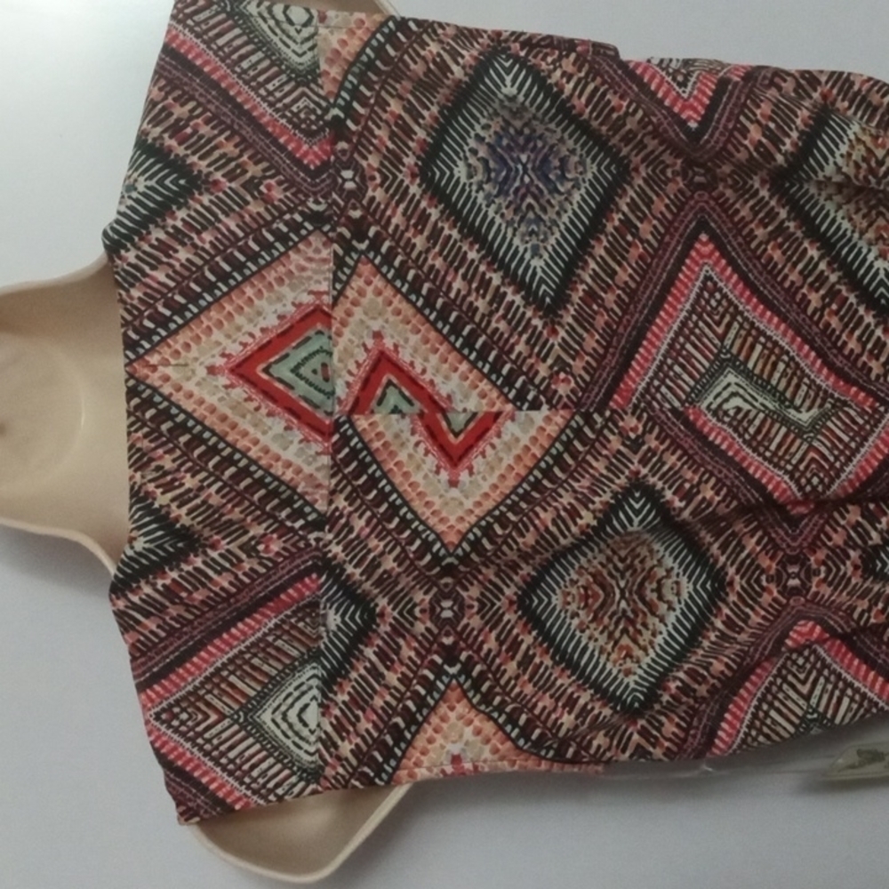 Go CoCo Romper Sz S Multi Color Print NWT NWT - image 5